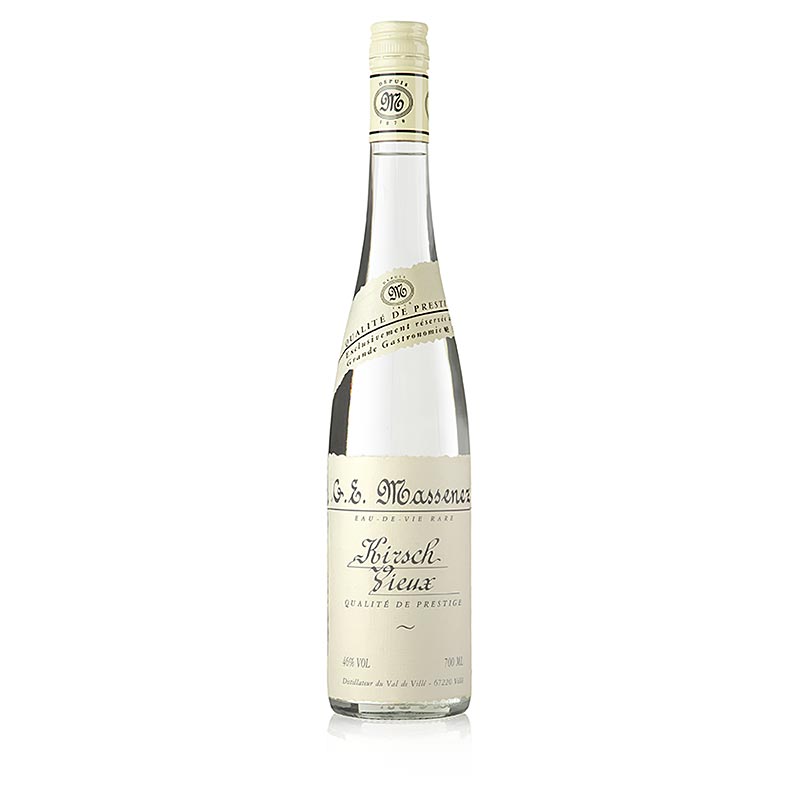 Massenez Eau-de-Vie Cherry Vieux Prestige, cereza, 46% vol., Alsacia - 700ml - Botella