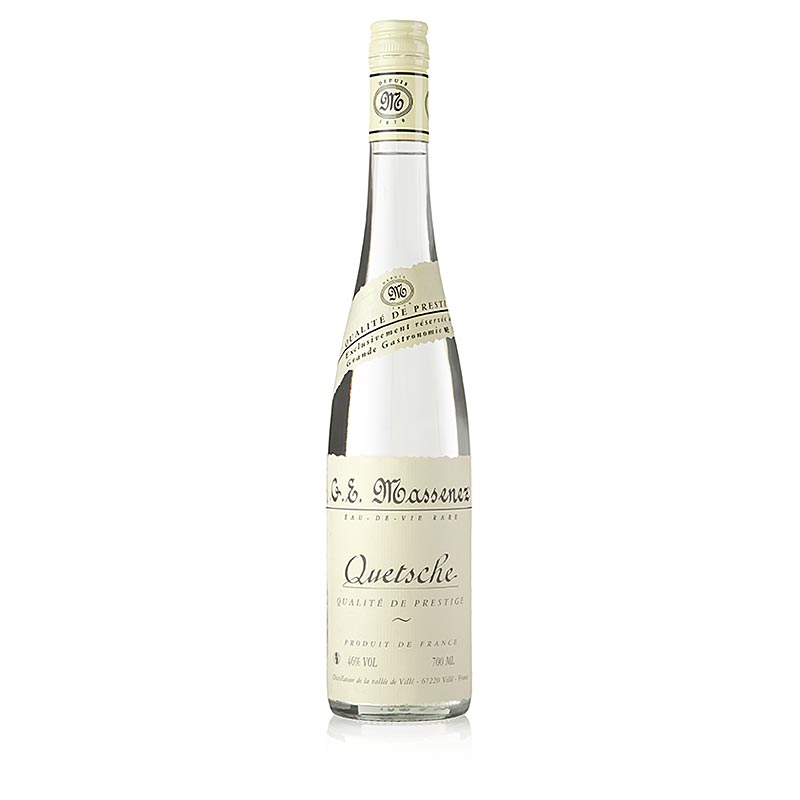 Massenez Eau-de-Vie Quetsch Prestige, ciruela, 46% vol., Alsacia - 700ml - Botella