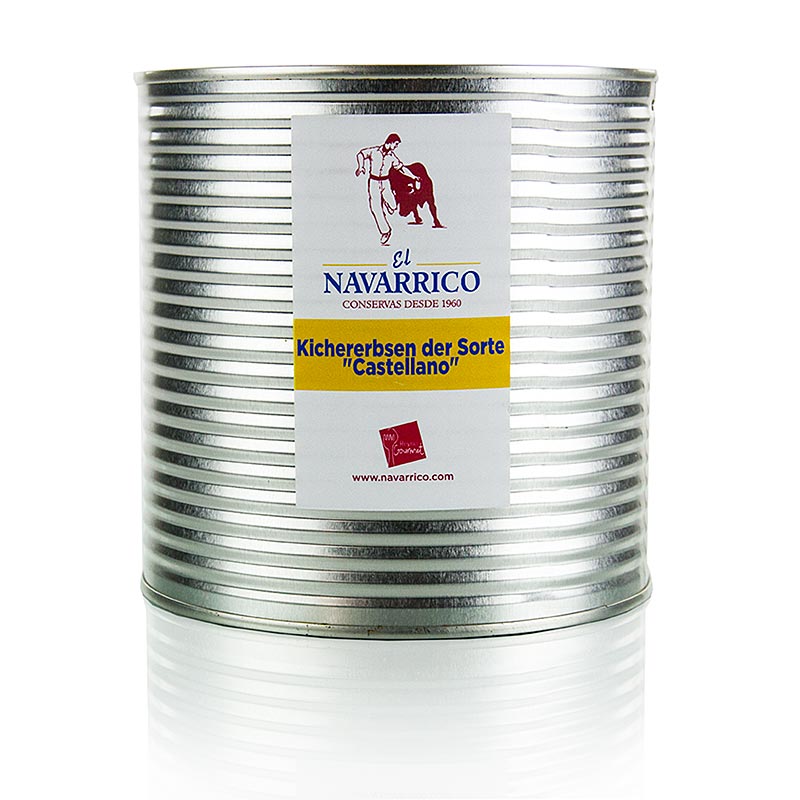 Cigrons Castellano, al Llac, Navarrico - 2,5 kg - llauna