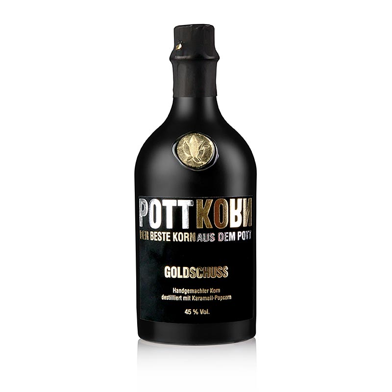 Pottkorn - Goldshot, grao destilado com pipoca caramelo, 45% vol., 500ml - 500ml - Garrafa