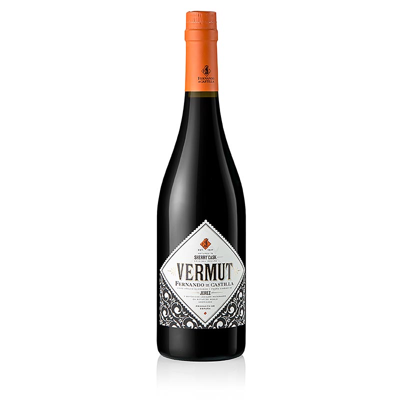 Rey Fernando de Castilla, Vermouth, rod, 17% vol., Spanien - 750 ml - Flaska