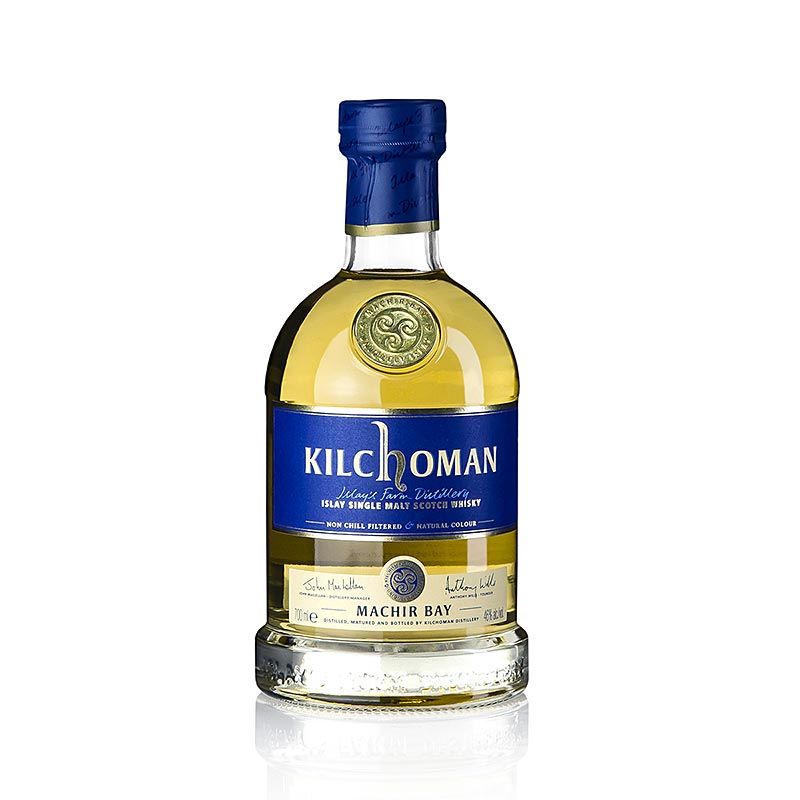 Whisky de pura malta Kilchoman Machir Bay, 46% vol., Islay - 700ml - Botella