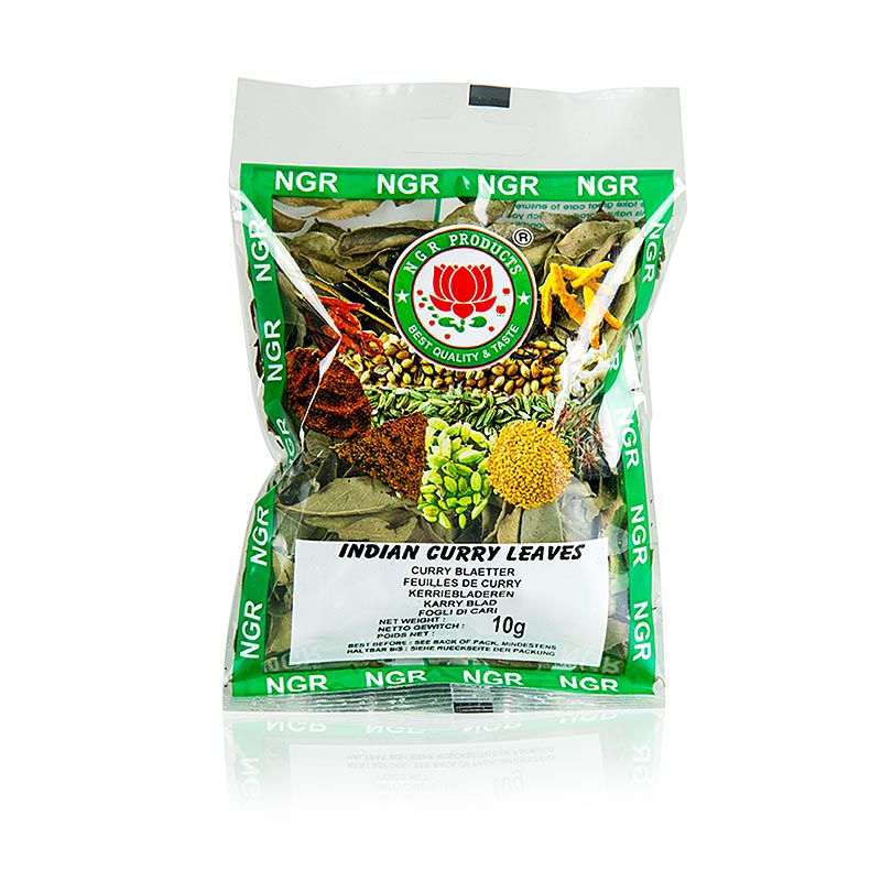 Curryblad, torkade, NGR - 10 g - vaska Curryblad, torkade, NGR - 10 g - vaska