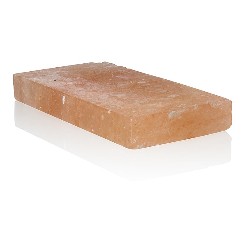 Pakistanisches Kristallsalz Servierstein ca. 20x10x2,5 cm - 1,1 kg, 1 St - Lose Pakistanisches Kristallsalz Servierstein ca. 20x10x2,5 cm - 1,1 kg, 1 St - Lose