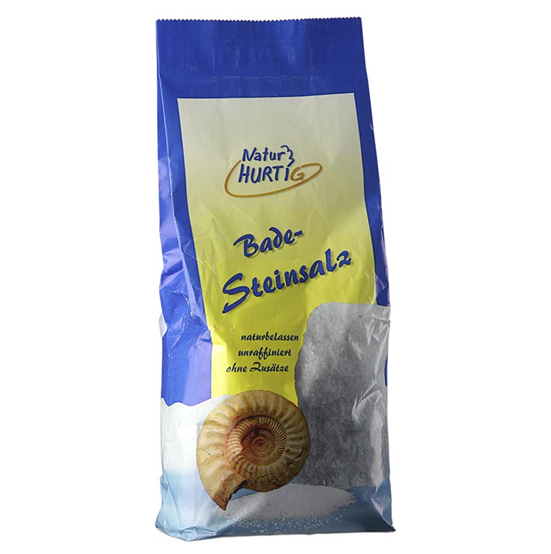 Deutsches Steinsalz, als Badesalz, 0,8 - 2,3mm, naturbelassen - 1 kg - Beutel Deutsches Steinsalz, als Badesalz, 0,8 - 2,3mm, naturbelassen - 1 kg - Beutel