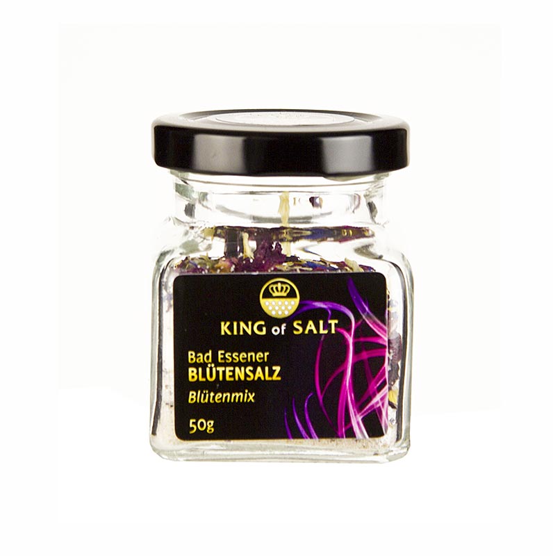 King of Salt - Bad Essener Blütensalz Blütenmix - 50 g - Glas King of Salt - Bad Essener Blütensalz Blütenmix - 50 g - Glas