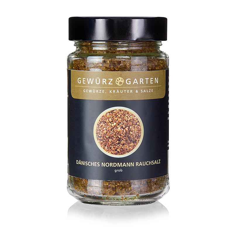 Spice Garden Druid Smoked Salt, premium - super intens, gruixut - 250 g - Vidre