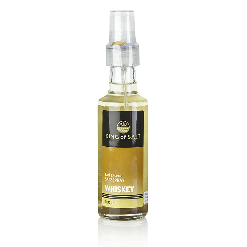 King of Salt - Bad Essener Flüssigsalz aus dem Urmeer m. Whisky, Sprühflasche - 100 ml - Flasche