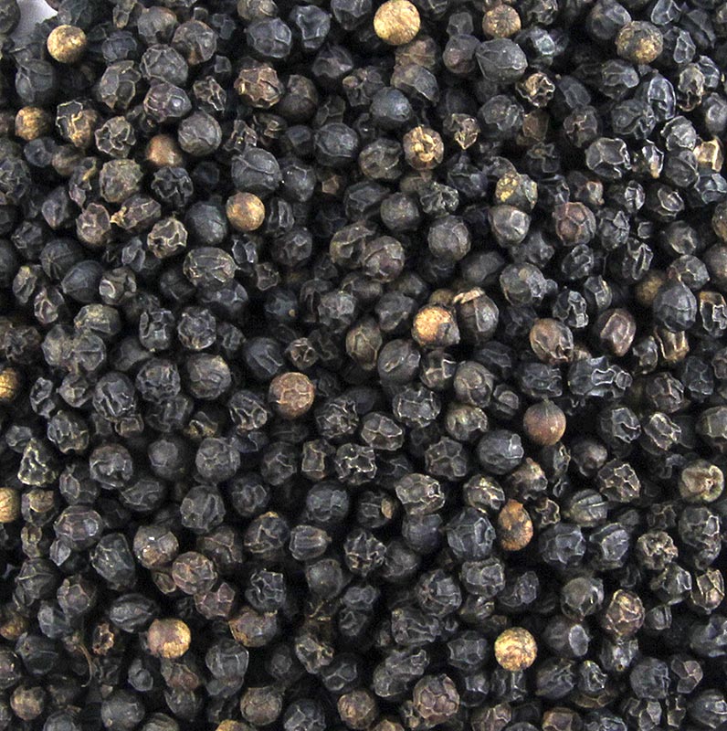 Spice Garden Lada Malabar, hitam, utuh - 120 gram - Kaca