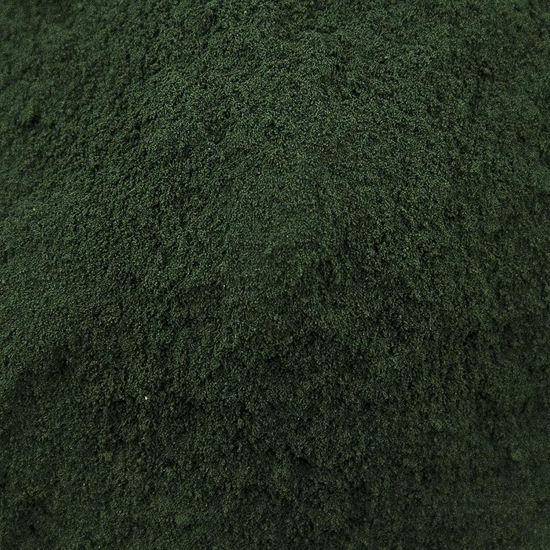 Spice Garden Spirulina platensis (alga verde azulada), molida - 120g - Vaso