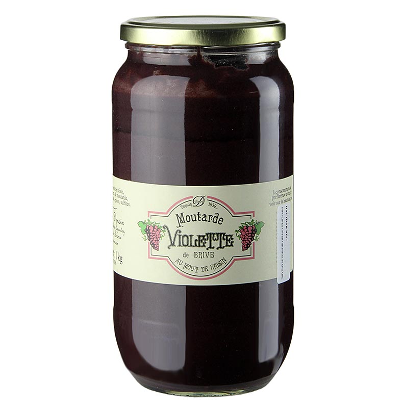 Violetter Senf, Moutarde Violette - 1 kg - Glas