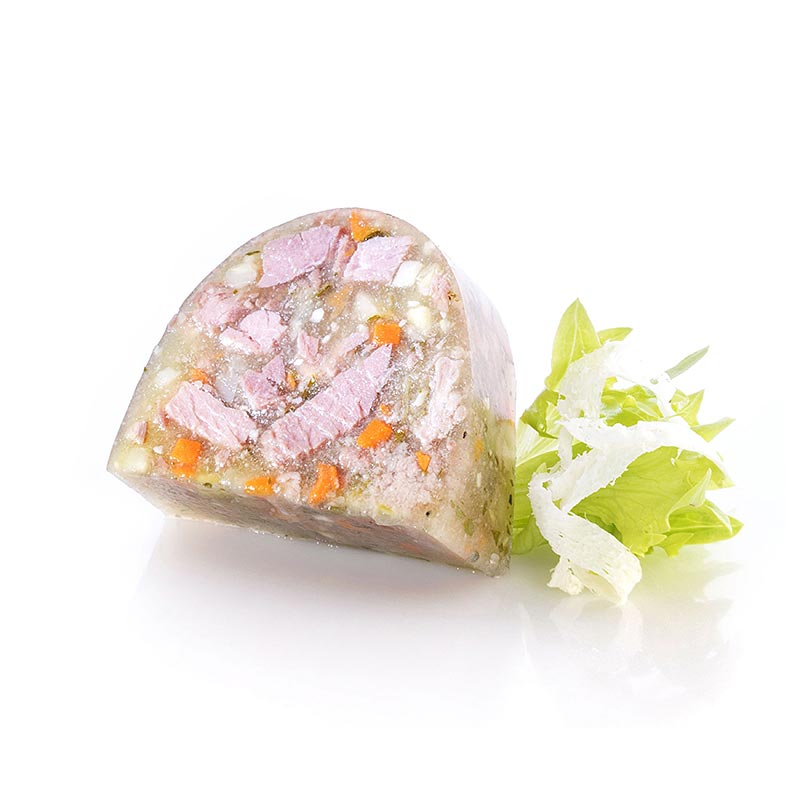 Aspic de ternera hervida, con verduras y rabano picante - 500g - carcasa de PE