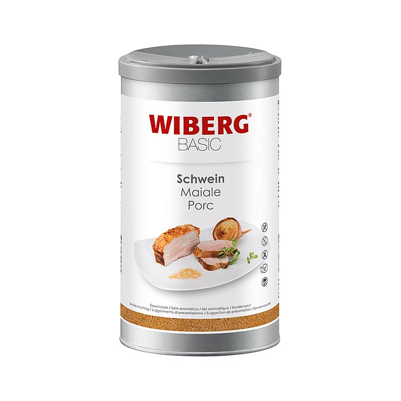 Wiberg BASIC flask, kryddat salt - 900 g - Aromlada