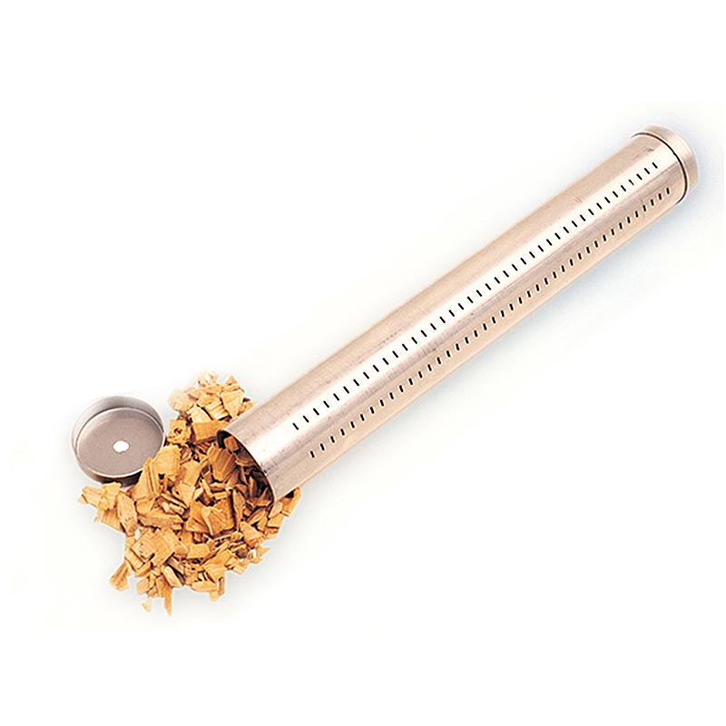 Acessorios para churrasqueira - Dispositivo para fumar PRO, cachimbo, aco inoxidavel, 30cm, Ø 4,5cm - 1 pedaco - Cartao