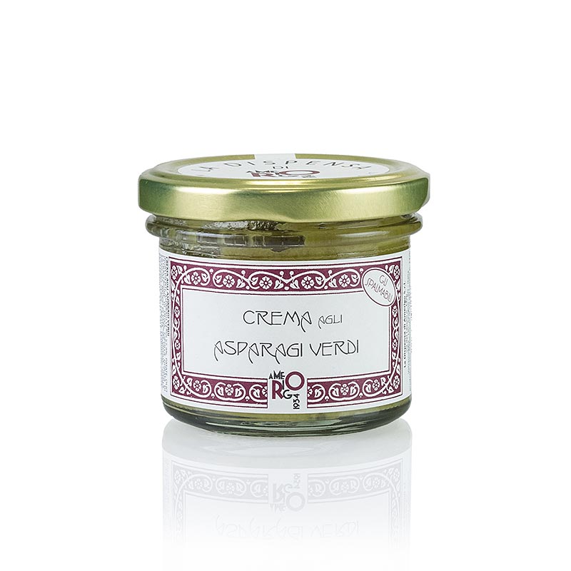 Crema agli Aspargi Verde - grüner Spargelaufstrich, Amerigo - 90 g - Glas Crema agli Aspargi Verde - grüner Spargelaufstrich, Amerigo - 90 g - Glas