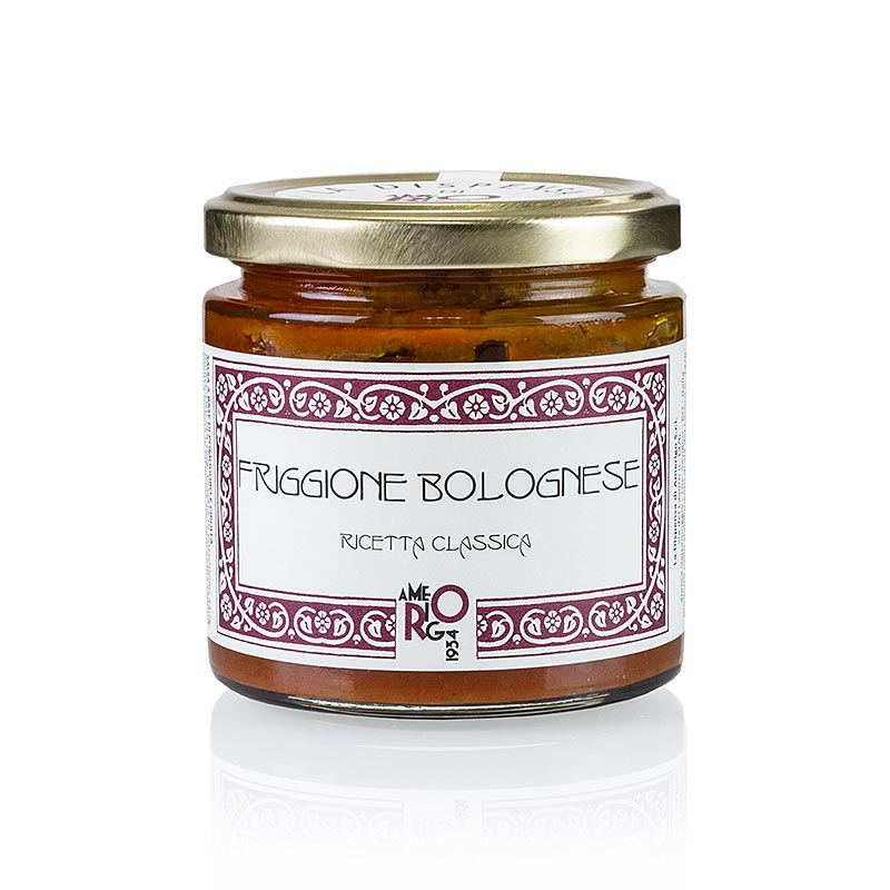Friggione Bolognese Sauce aus Tomaten und Zwiebeln, Amerigo - 200 g - Glas Friggione Bolognese Sauce aus Tomaten und Zwiebeln, Amerigo - 200 g - Glas
