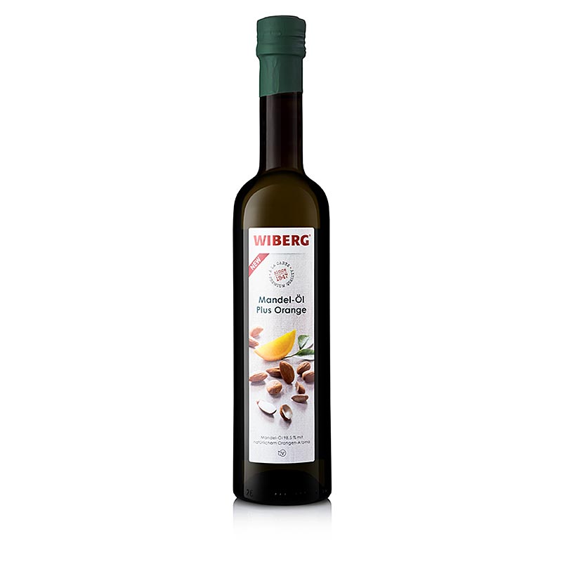 Wiberg Almond Oil Plus -appelsiini - 500 ml - Pullo