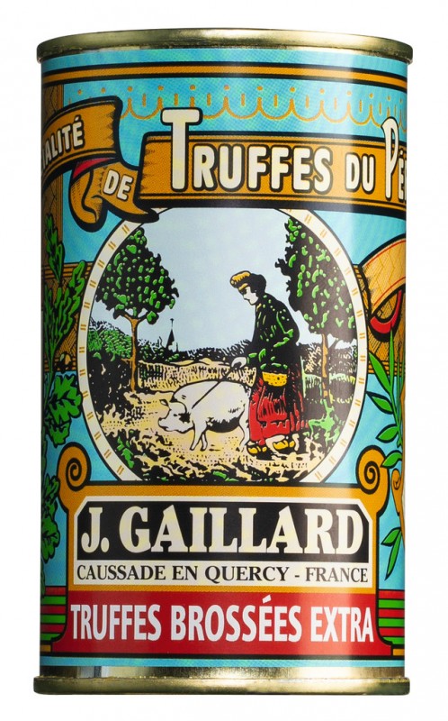 Truffes Brossees Extra, dadih truffle hitam, timah, Maison Gaillard - 100 g - boleh