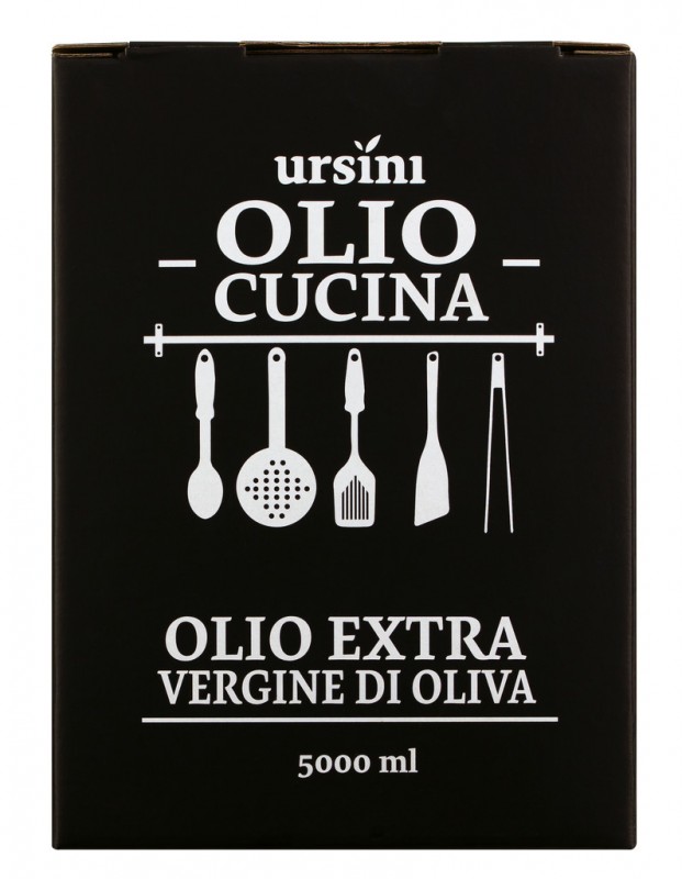 Olio extravergine di oliva Olio Cucina, Bag in Box, Aceite de Oliva Virgen Extra, Ursini - 5.000ml - Pedazo