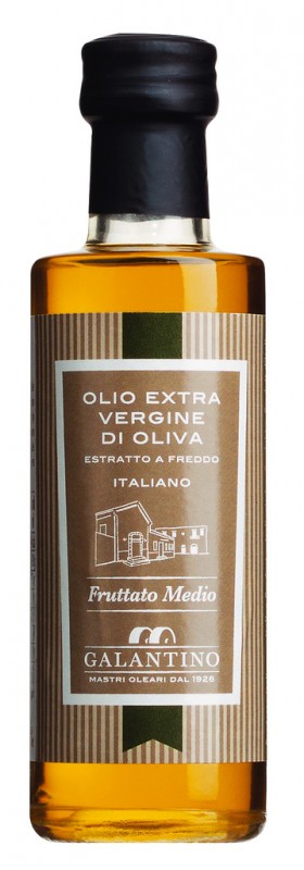 Olio extra virgin Frantoio, extra virgin olivenolje Frantoio, Galantino - 100 ml - Flaske