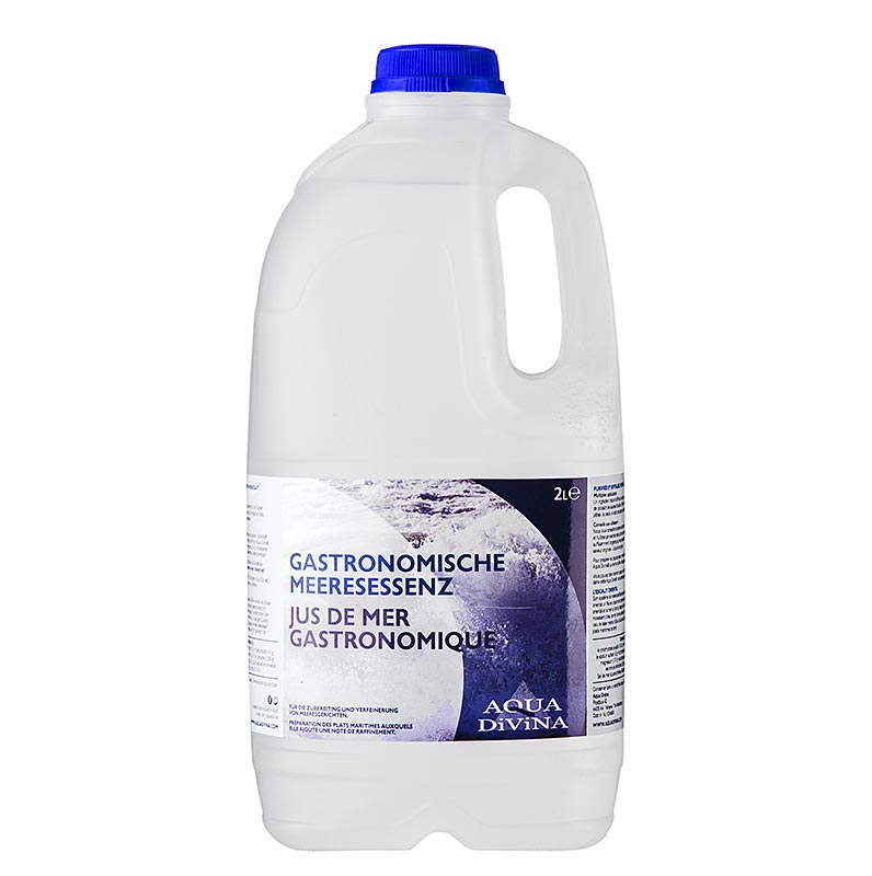 Jus de Mer - Aqua Divina Meeresessenz, mit 35% Salinität, Oosterschelde - 2 l - Pe-kanist. Jus de Mer - Aqua Divina Meeresessenz, mit 35% Salinität, Oosterschelde - 2 l - Pe-kanist.