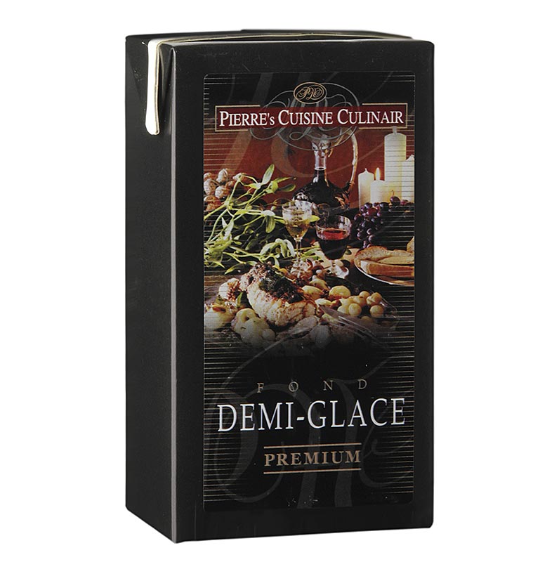 Pierres Cuisine Culinair Demi Glace Rind, küchenfertig - 1 l - Tetrapack Pierres Cuisine Culinair Demi Glace Rind, küchenfertig - 1 l - Tetrapack