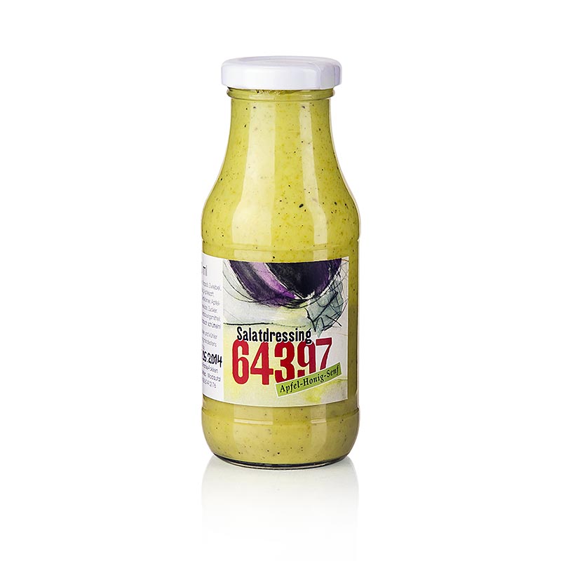 64397 Salatdressing, Apfel-Honig-Senf - 240 ml - Flasche 64397 Salatdressing, Apfel-Honig-Senf - 240 ml - Flasche