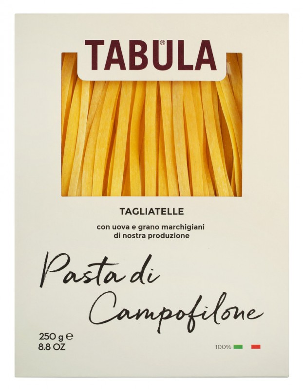 Tabula - Tagliatelle, Eggnudler, La Campofilone - 250 g - pakke