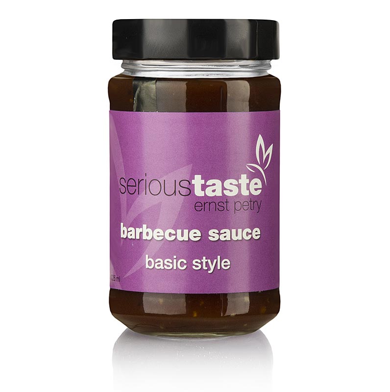 Serious Taste BBQ Sauce Basic Style, Ernst Petry - 225 ml - Glas Serious Taste BBQ Sauce Basic Style, Ernst Petry - 225 ml - Glas