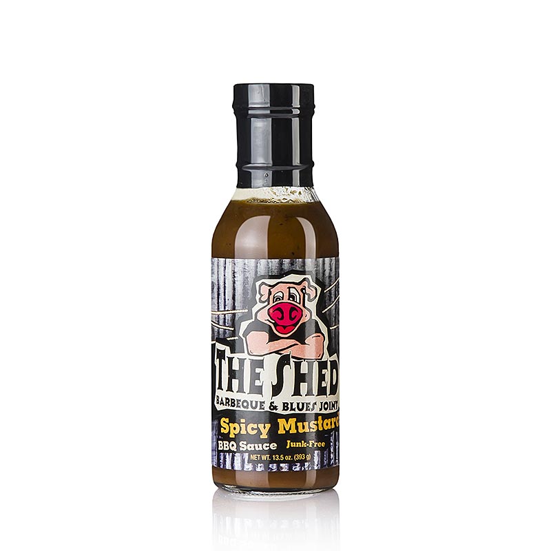 The Shed Spicy Mustard BBQ Sauce - 350 ml - Glas The Shed Spicy Mustard BBQ Sauce - 350 ml - Glas