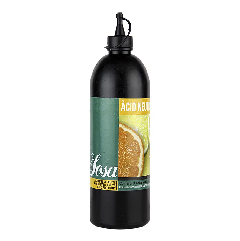 Neutrale Säure Zitronensäure, mit 5ml Dosierung, flüssig, Sosa - 1 l - Flasche Neutrale Säure Zitronensäure, mit 5ml Dosierung, flüssig, Sosa - 1 l - Flasche