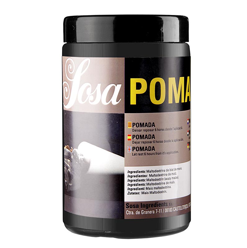 Pomada (Maltodextrin aus Mais), als Geliermittel, Texturgeber, Sosa - 500 g - Pe-dose Pomada (Maltodextrin aus Mais), als Geliermittel, Texturgeber, Sosa - 500 g - Pe-dose