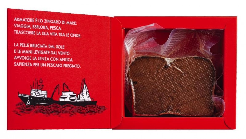 Bottarga di tonno rosso, soltudh+thurrkudh tunfiskhrogn, lofttaemd, Armatore - ca 100 g - kg Bottarga di tonno rosso, soltudh+thurrkudh tunfiskhrogn, lofttaemd, Armatore - ca 100 g - kg