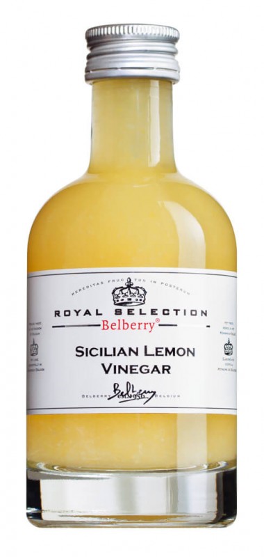 Cuka Lemon Sicily, cuka limau, Belberry - 200ml - Botol