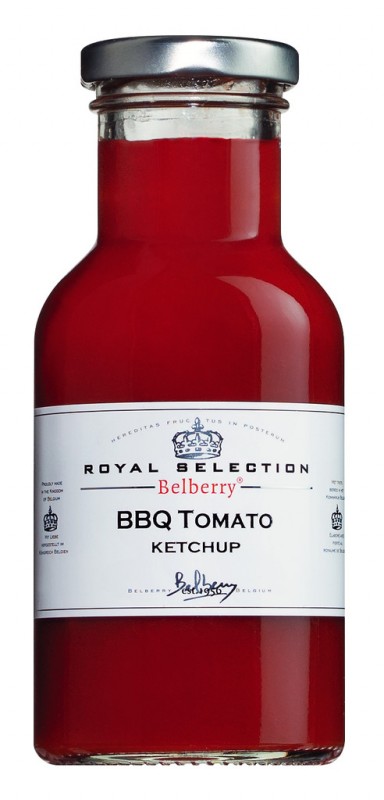 Ketchup di pomodoro barbecue, Ketchup di pomodoro barbecue, Belberry - 250 ml - Bottiglia