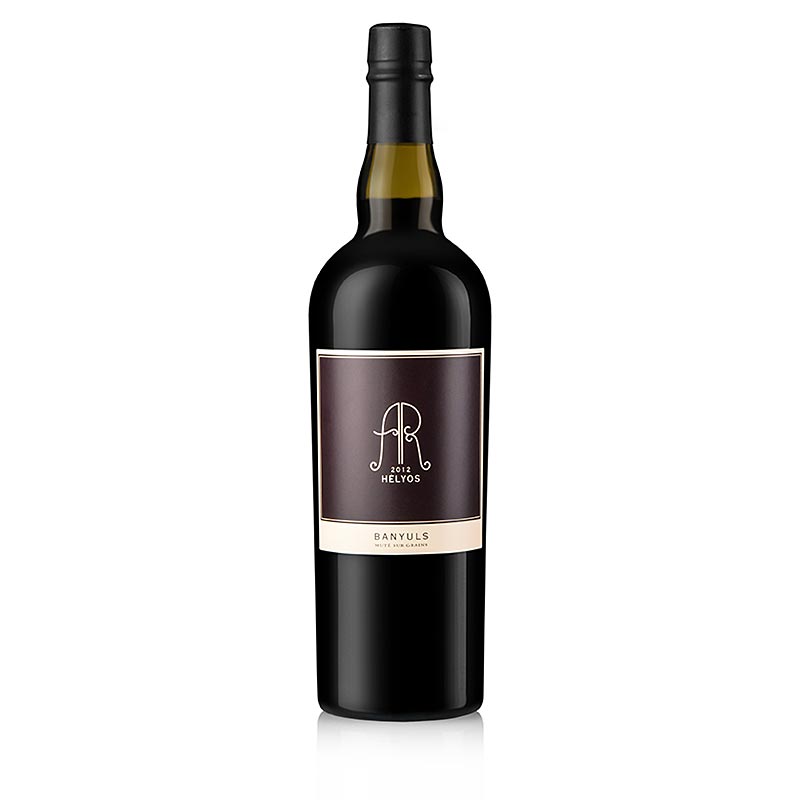 2012 Banyuls Helyos, luonnollisesti makea, 16,5 tilavuusprosenttia, Abbe Rous - 750 ml - Pullo