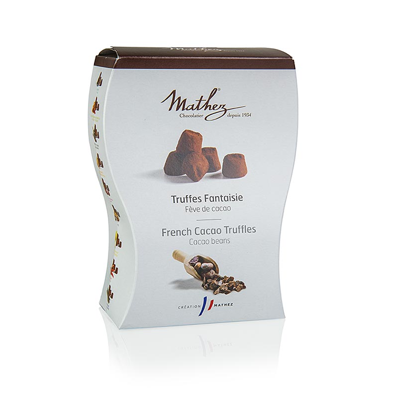 Trufflukonfekt - sukkuladhi, Mathez, medh kakobaunum - 250 g - kassa