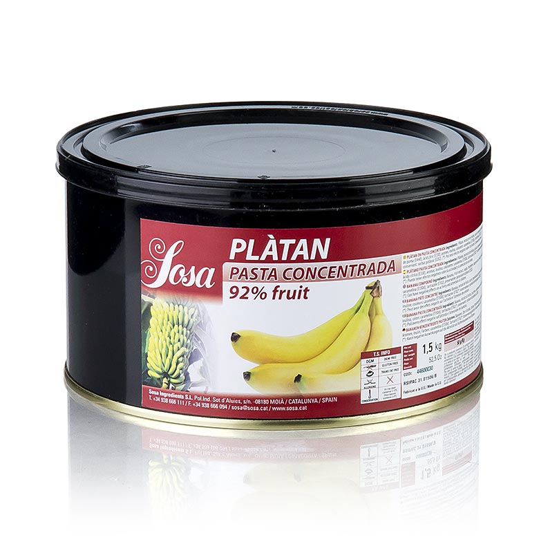 Sosa Paste - Banane - 1,5 kg - Pe-dose Sosa Paste - Banane - 1,5 kg - Pe-dose
