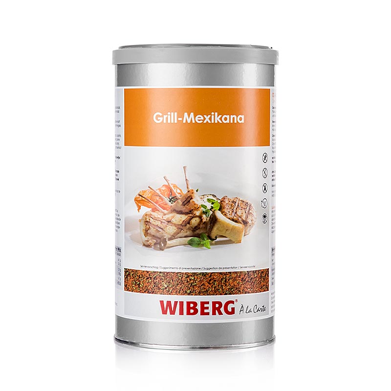 Wiberg Grill Mexikana Style, garam perasa - 750g - Kotak aroma