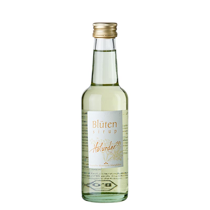 Sirup bunga elder, 1:10, organik - 250ml - Botol