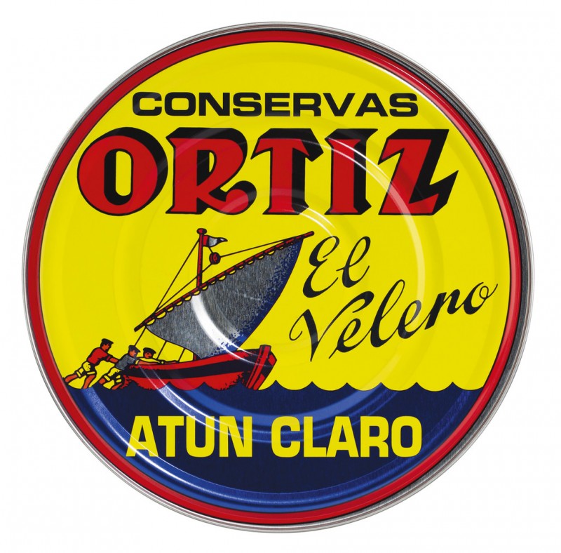 Atum amarelo em azeite, atum albacora em azeite, lata, Ortiz - 1.825g - pode