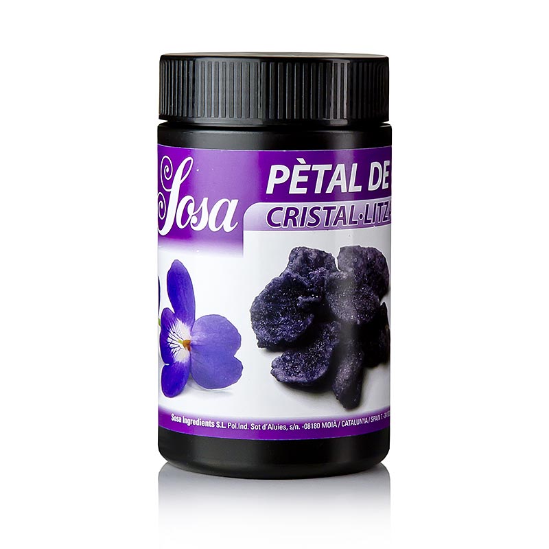 Veilchenblätter, violett, kristallisiert, Sosa - 500 g - Pe-dose Veilchenblätter, violett, kristallisiert, Sosa - 500 g - Pe-dose