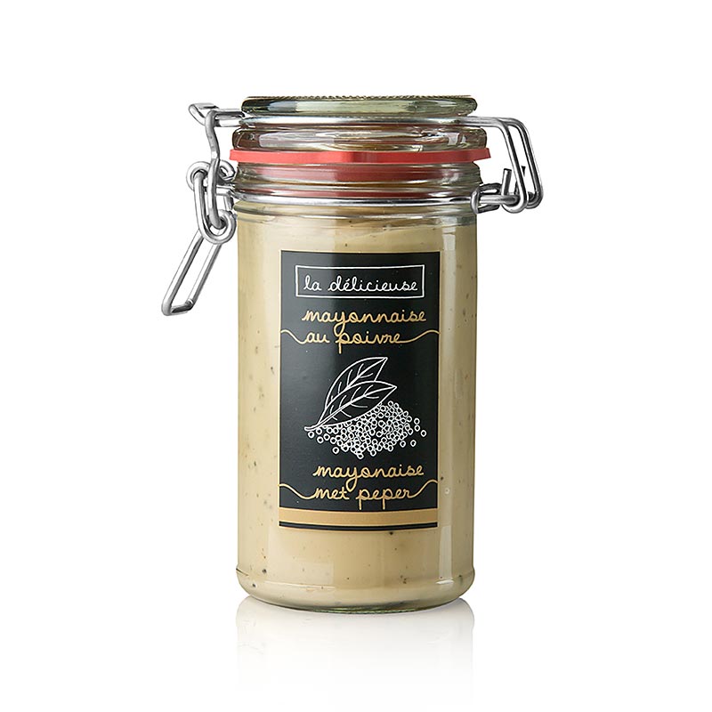 Majonnas med peppar, La Delicieuse - 250 ml - Glas