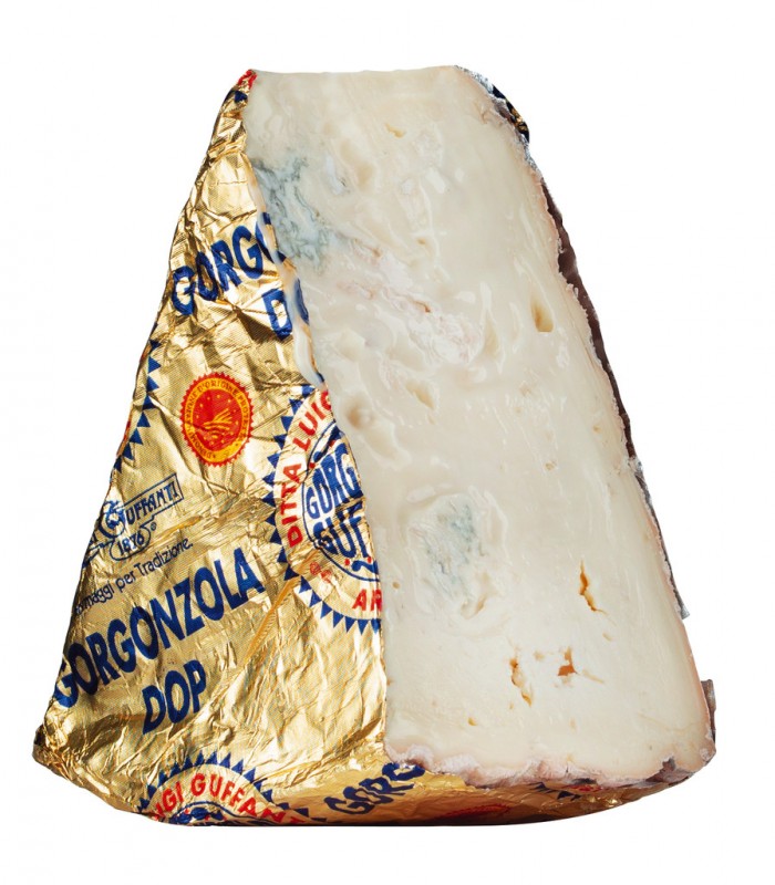 Gorgonzola DOP dolce, djathe blu, i bute, Guffanti - rreth 1.5 kg - kg