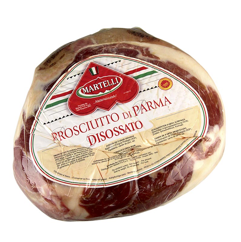 Martelli Parma Schinken Pelatello, 12 Monate, ohne Knochen u. Schwarte - ca.7 kg - - Martelli Parma Schinken Pelatello, 12 Monate, ohne Knochen u. Schwarte - ca.7 kg - -