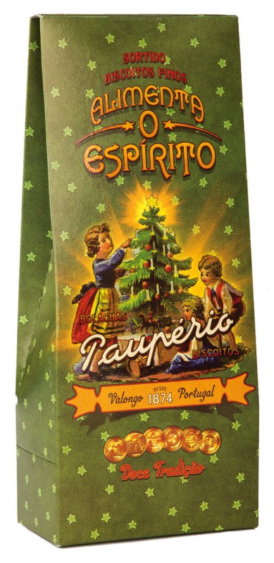 Sortido Natal, mistura para pastelaria de Portugal, Pauperio - 200g - pacote