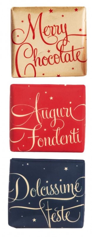 Calendario dell`avvento, kalender Advent dengan campuran coklat batangan, Venchi - 181g - Bagian