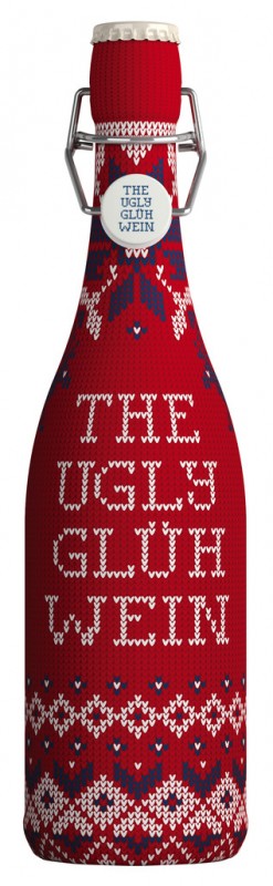 The Ugly Mulled Wine, shishe e kuqe, vere e kuqe me ereza, markat Barcelona - 0,75 l - Shishe