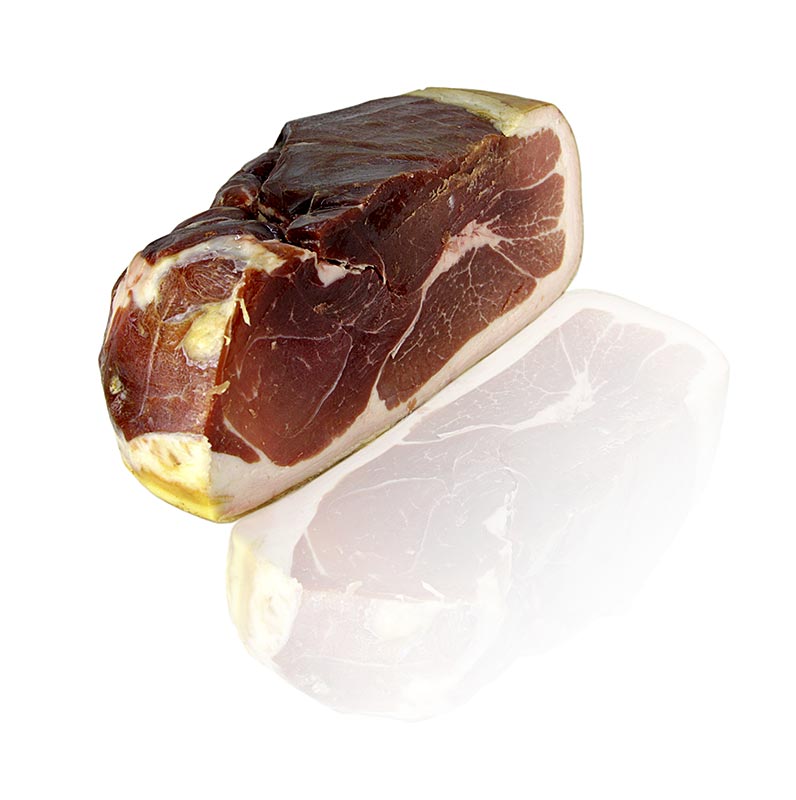 San Daniele Schinken, halber Schinken ohne Knochen, Italien - ca.3,5 kg - Lose San Daniele Schinken, halber Schinken ohne Knochen, Italien - ca.3,5 kg - Lose