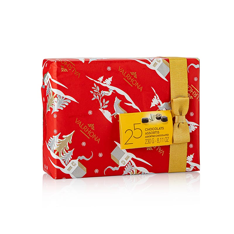 Valrhona Ballotin urval, fin pralinublanda, JL - 230g - kassa